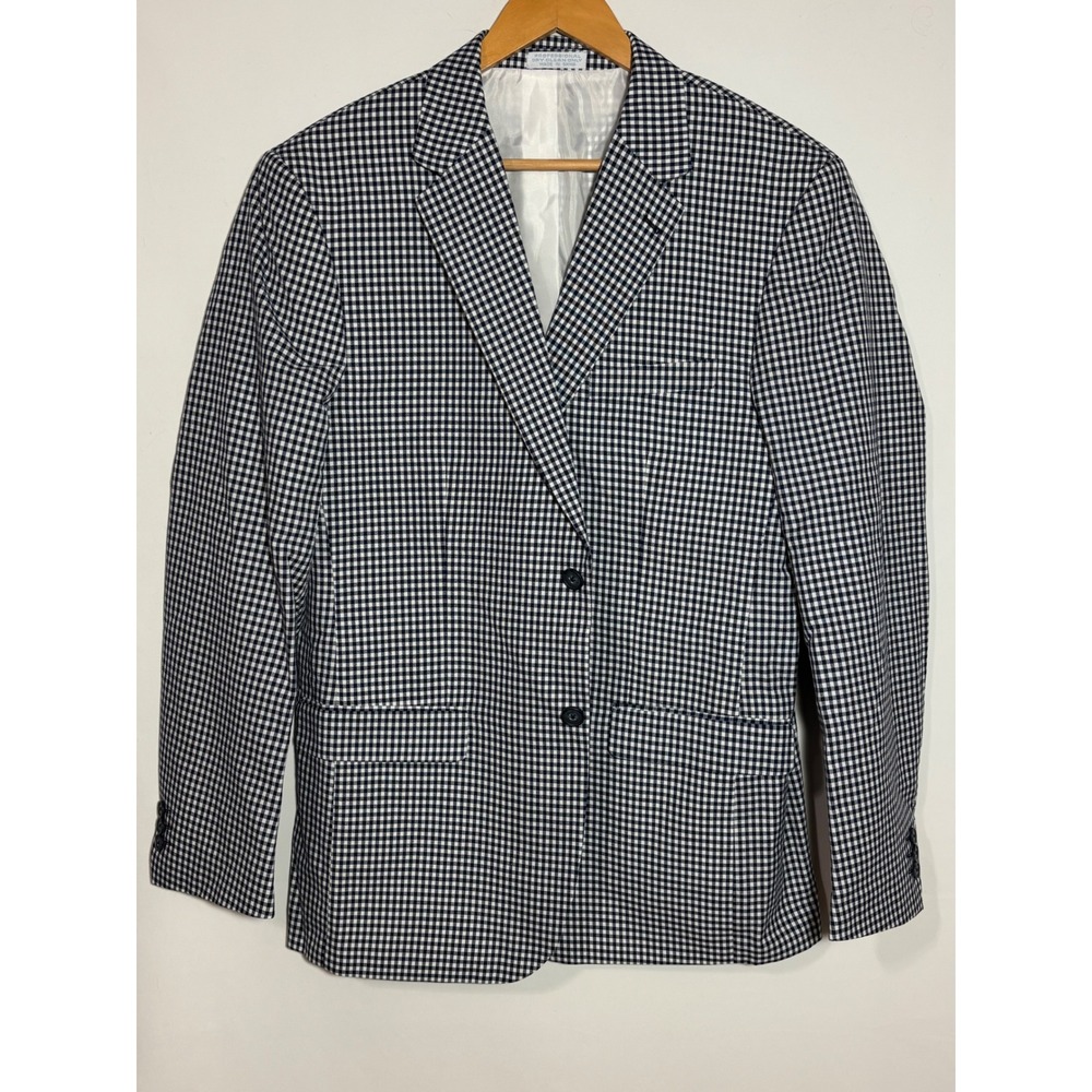 Classic Black & White Check Sport Coat